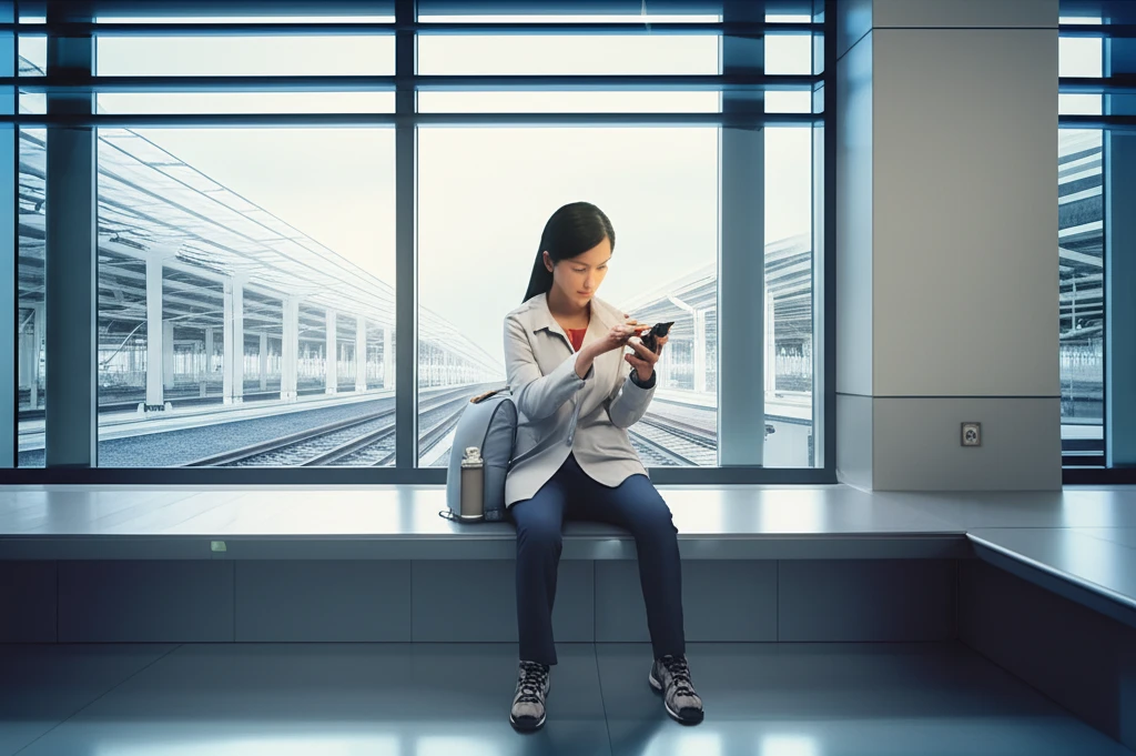 진상역 무인역 전경 및 이용 안내