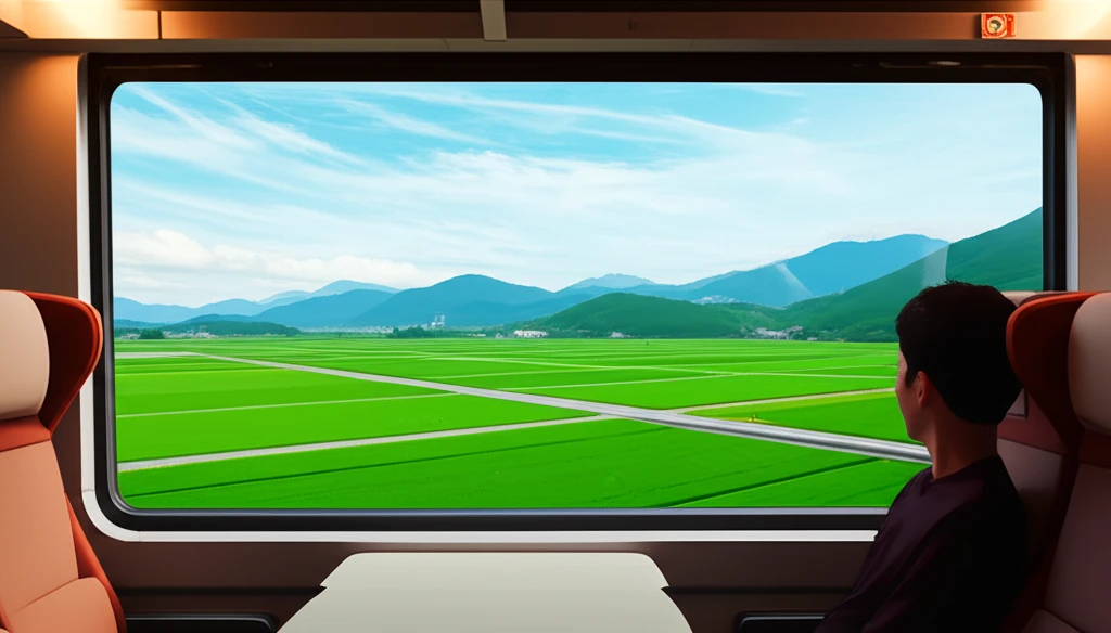 순천역 승강장 전경 이미지