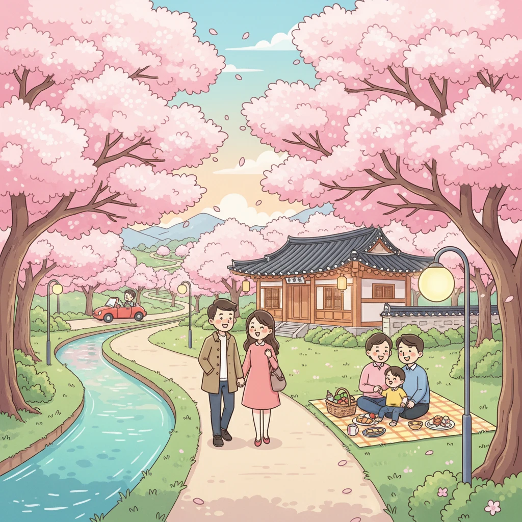 관악구 벚꽃 풍경