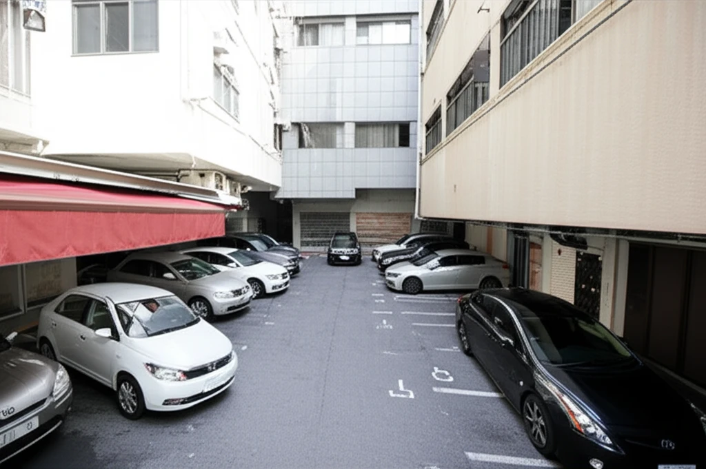 무악재역 인근 민영 주차장 모습
