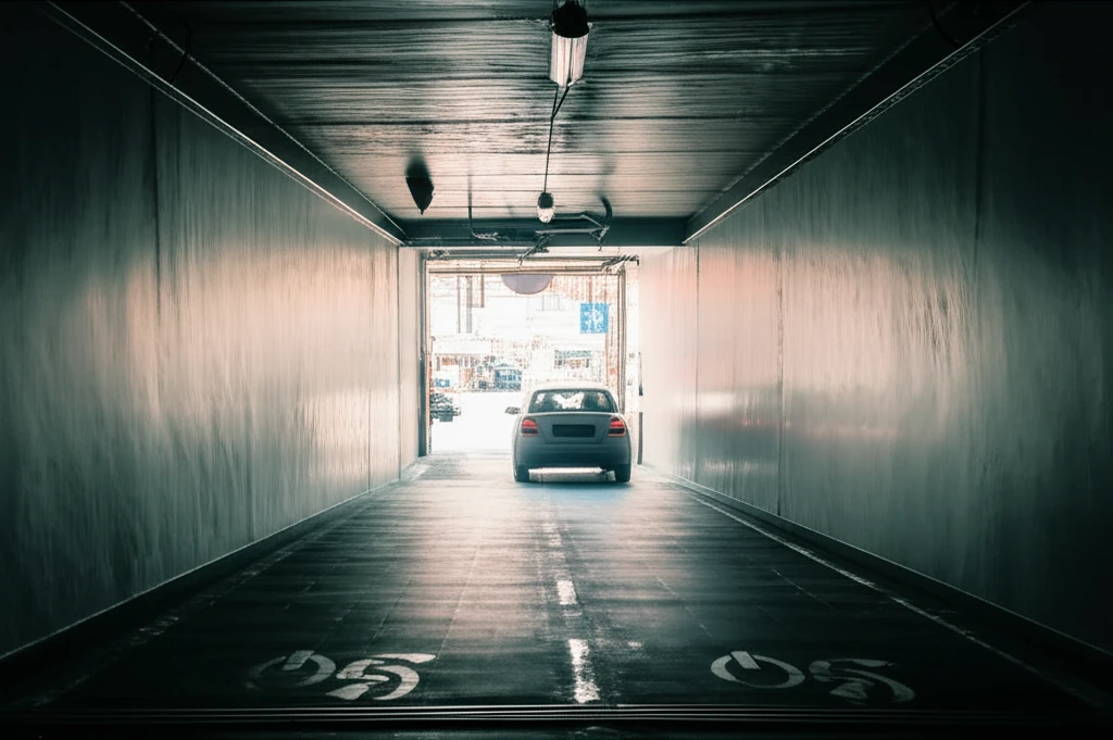 황학어린이공원 공영주차장 전경