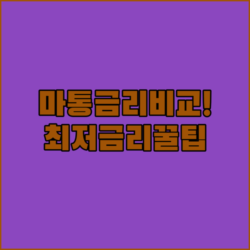 은행별 마이너스통장 금리 차이 | 우대 금리 조건과 실시간 비교 방법