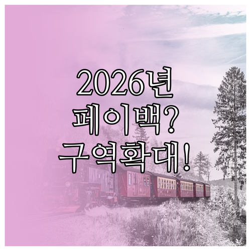 2026년 기후동행카드 변경사항, 페이백과 이용 구역 확대